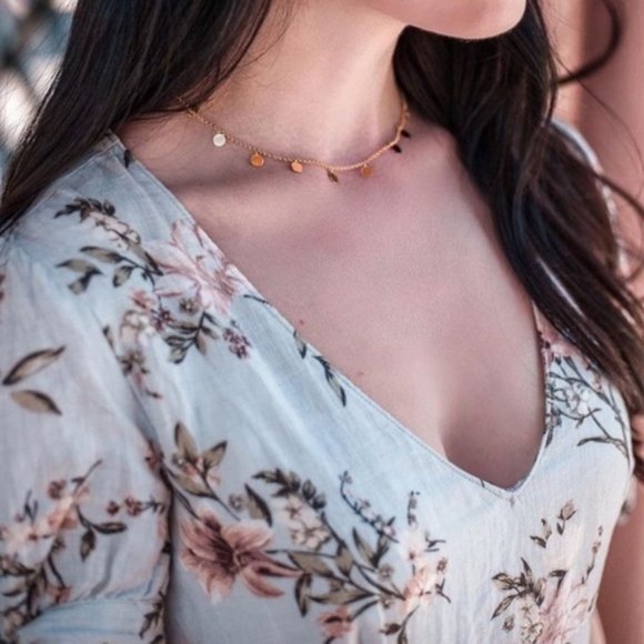 Zara 100% linen floral print short sleeve midi dress - Picture 2 of 5